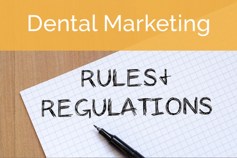 dental marketing rules and regulations